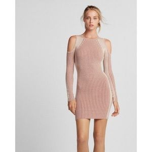 EXPRESS Pink Cold Open Shoulder Dress NWT Size Small